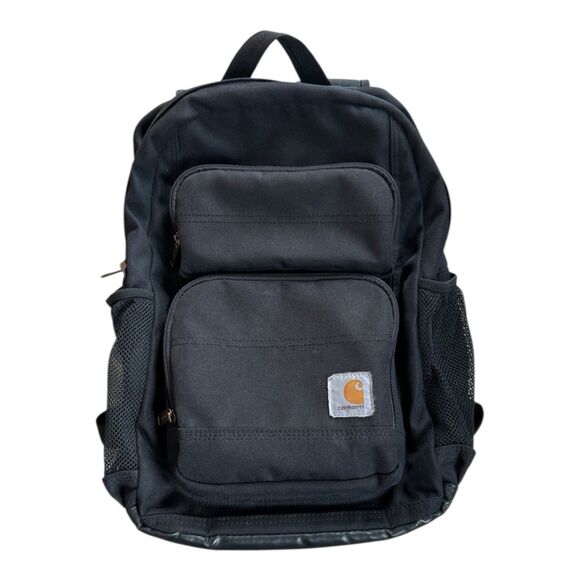 Carhartt Legacy Work Backpack Black Laptop Sleeve Standard Bookbag 14x20x6 - Picture 1 of 9